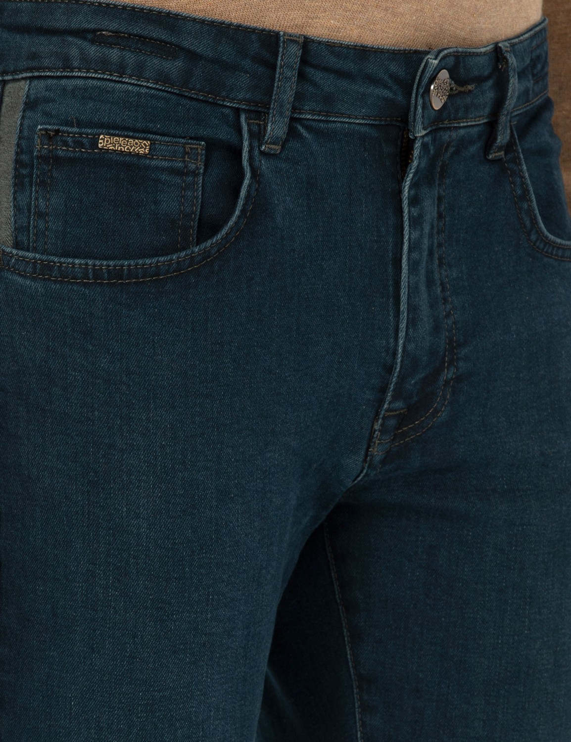 Pierre Cardin Erkek Haki Slim Fit Jean Pantolon 50315292-VR027 görsel 5