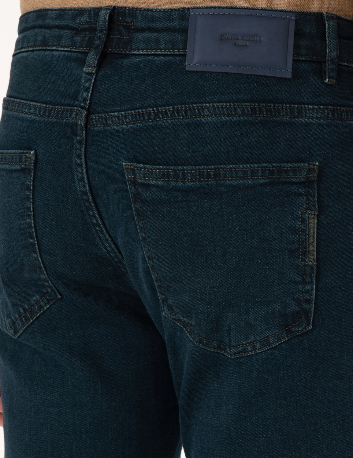 Pierre Cardin Erkek Haki Slim Fit Jean Pantolon 50315292-VR027 görsel 6