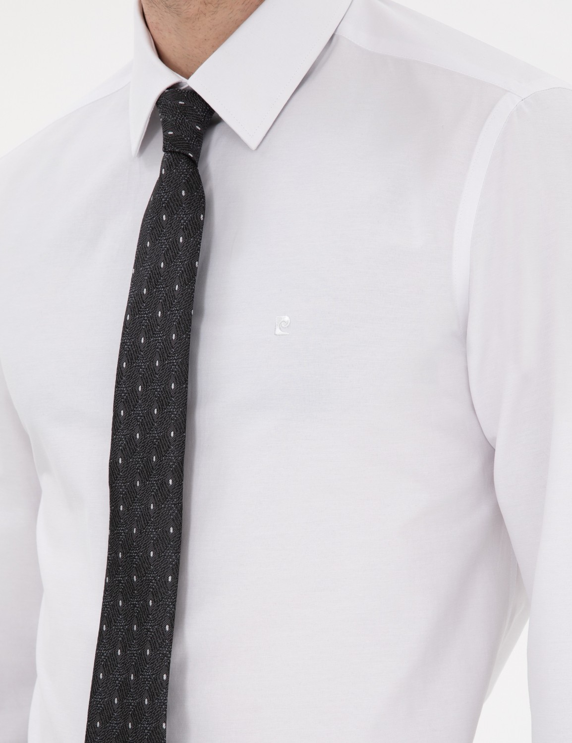 Pierre Cardin Erkek Açık Mavi Slim Fit Uzun Kollu Basic Gömlek 50307297-VR003 görsel 7