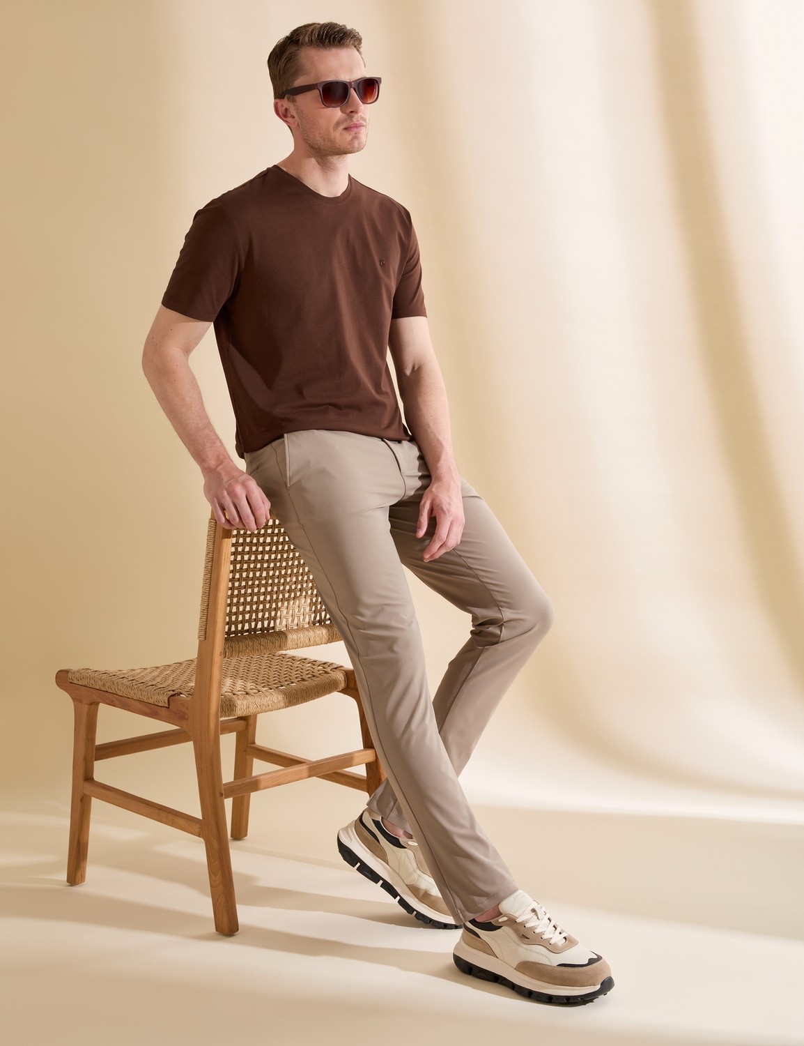 Pierre Cardin Gri Ex. Slim Fit Beli Kordonlu Klasik Jogger Pantolon 50325158-VR024