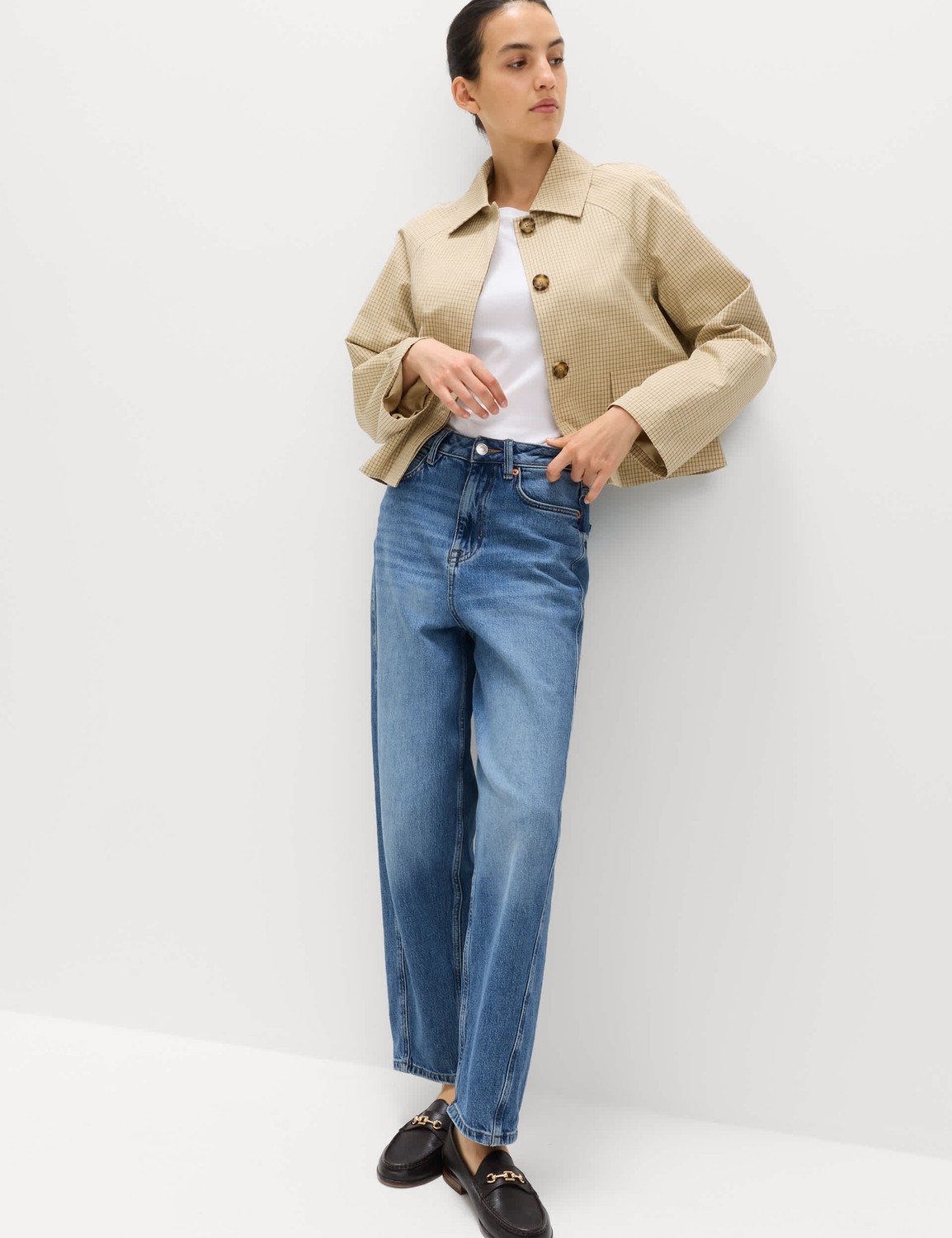 Marks & Spencer Yüksek Bel Carrot Leg Jean Pantolon