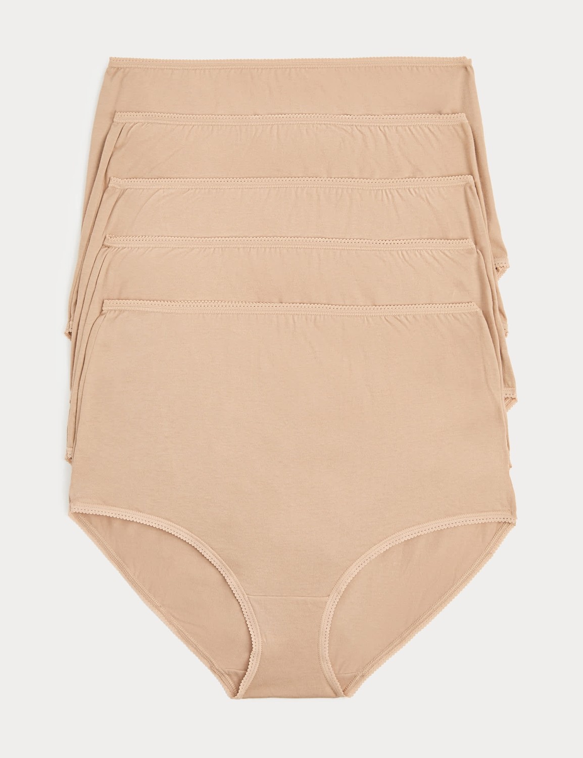 Marks & Spencer 5'li Saf Pamuklu Full Brief Külot Seti