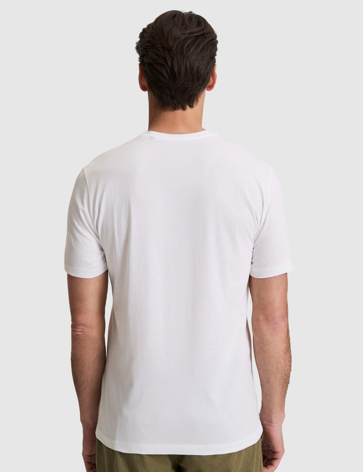 Pierre Cardin Erkek Ekru Regular Fit %100 Pamuk Kısa Kol Tişört Günlük Stil 50327871-VR019 görsel 5