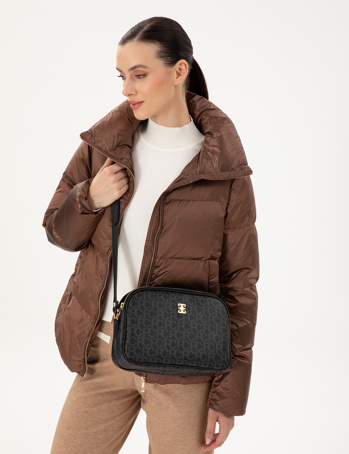 Pierre Cardin Kadın Siyah Çapraz Çanta 50334287-VR046