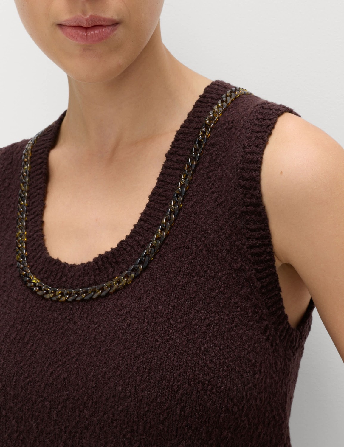 Marks & Spencer Pamuklu Zincir Detaylı Bluz görsel 2