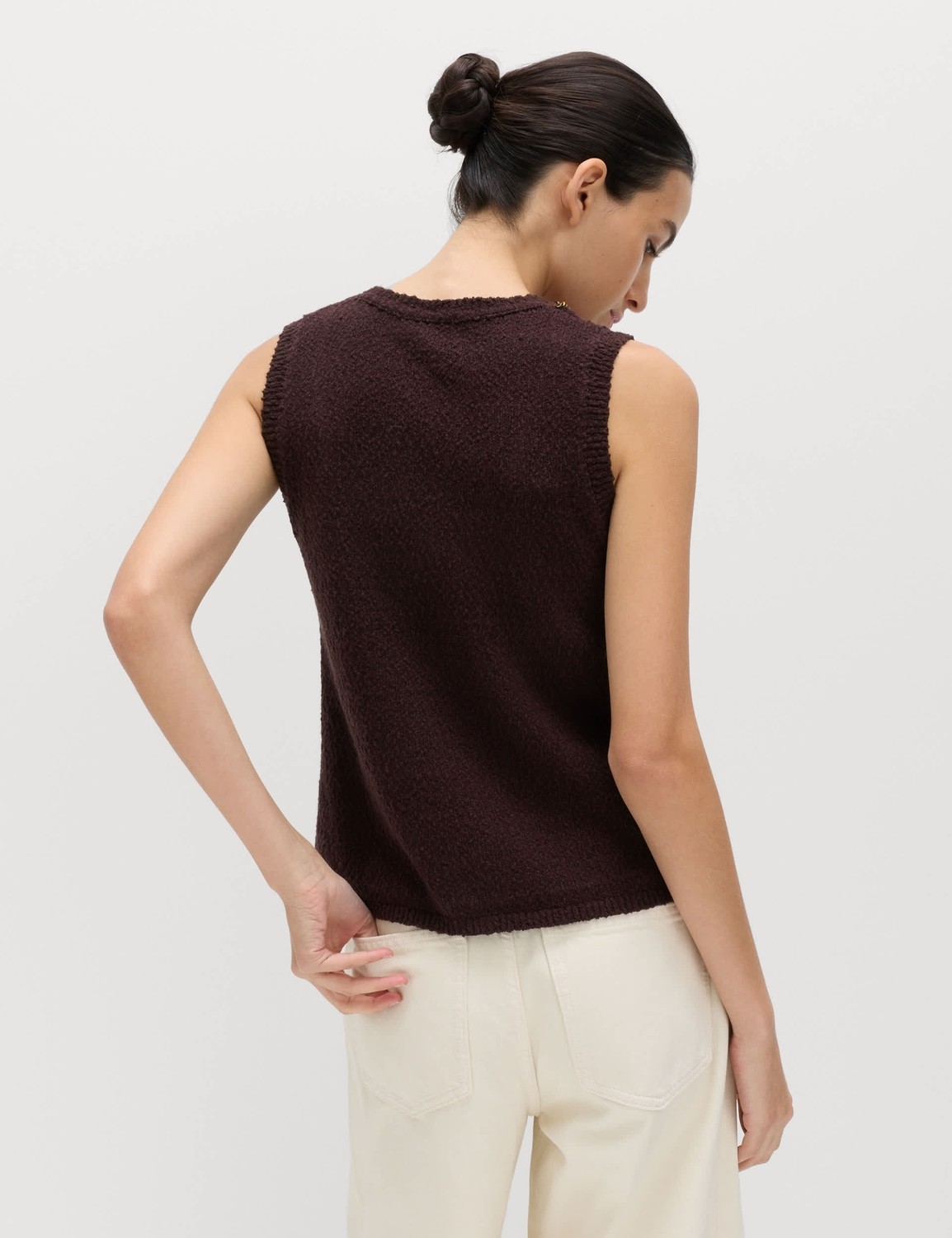 Marks & Spencer Pamuklu Zincir Detaylı Bluz görsel 3
