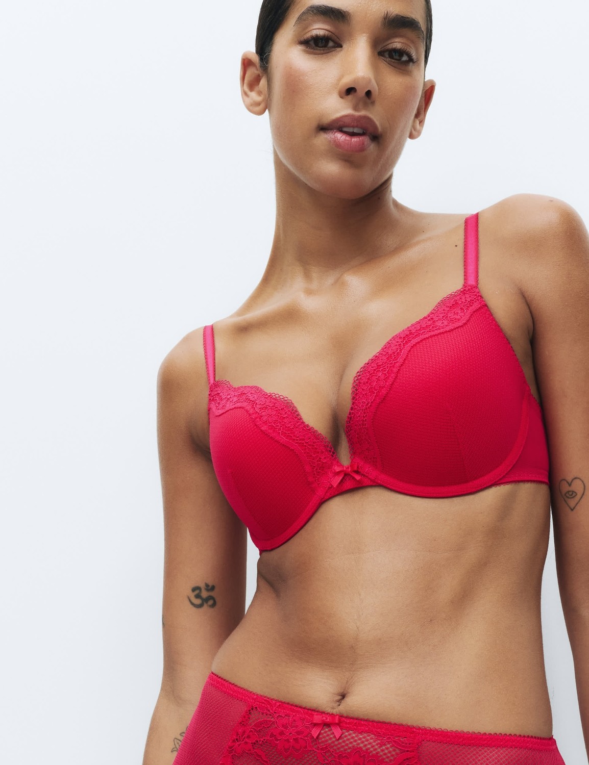 Marks & Spencer Dantelli Push‑Up Sütyen görsel 7