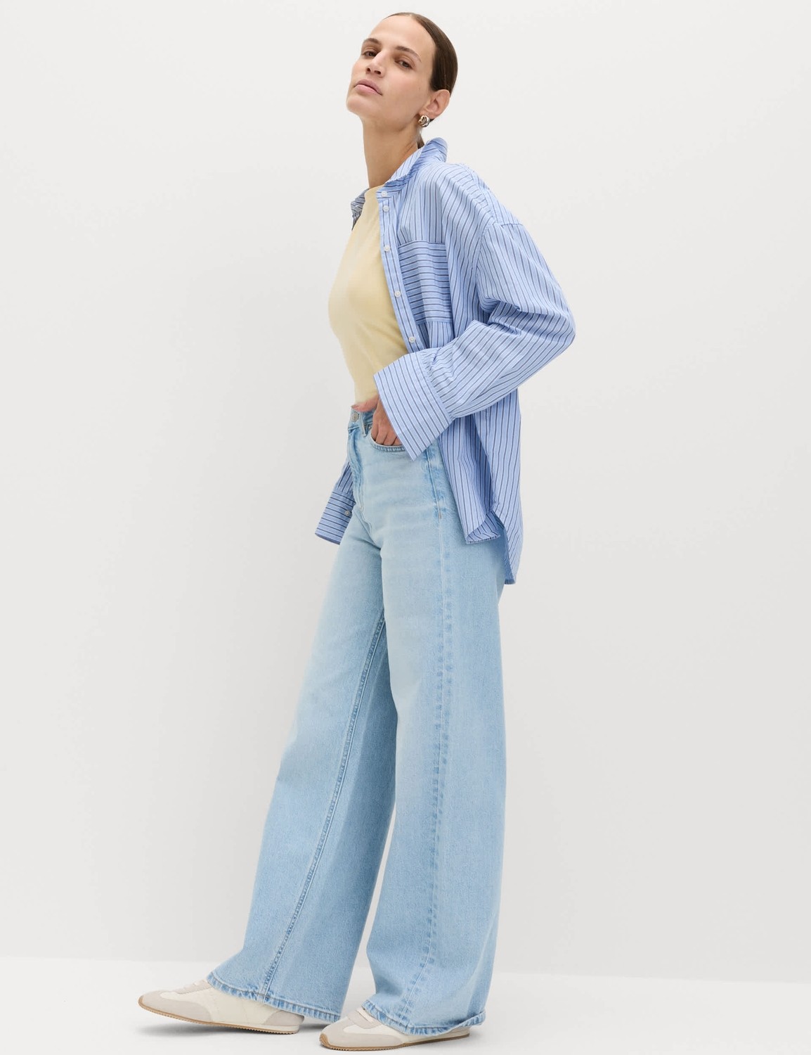 Marks & Spencer Wide Leg Jean Pantolon