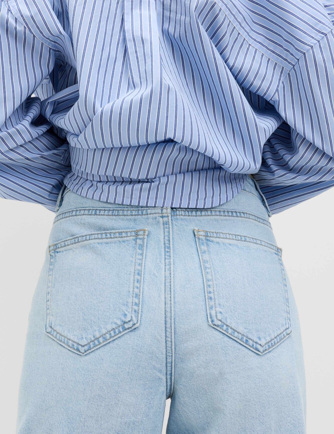 Marks & Spencer Wide Leg Jean Pantolon görsel 5