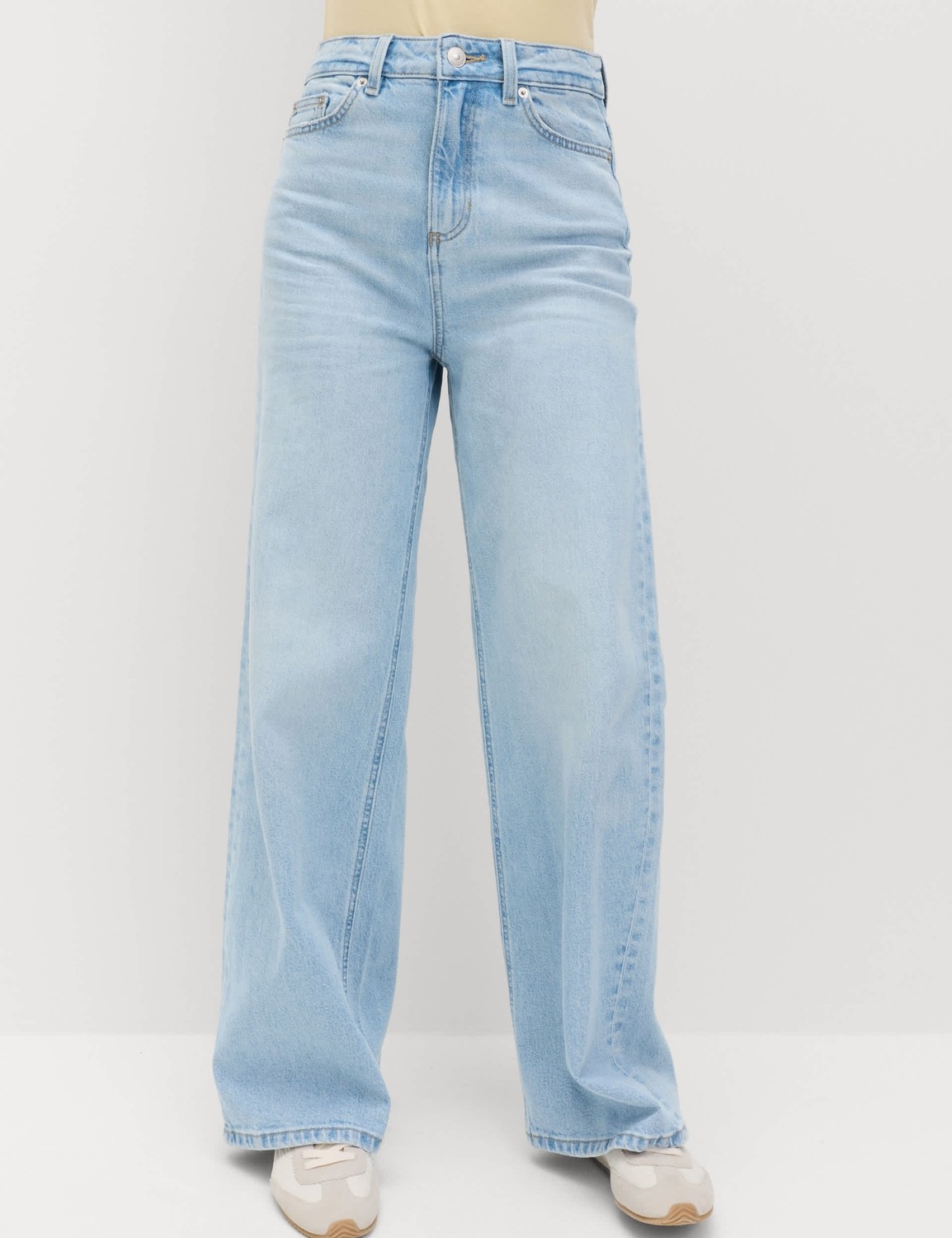 Marks & Spencer Wide Leg Jean Pantolon görsel 6