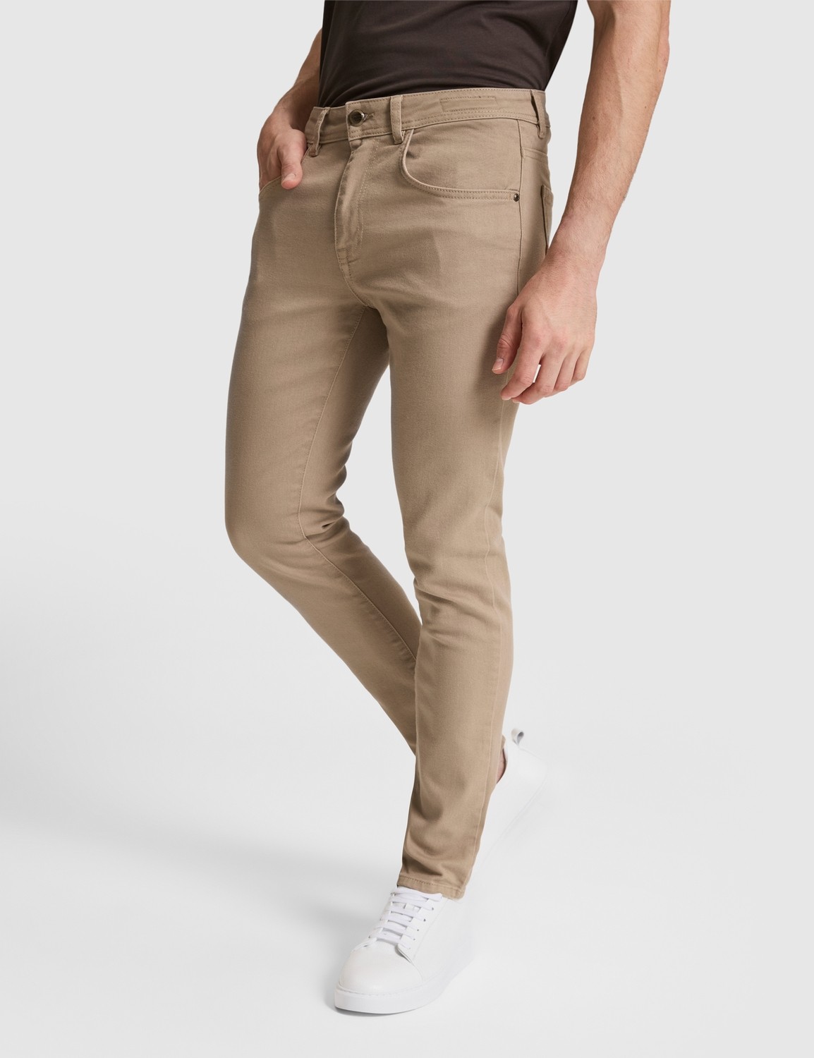 Pierre Cardin Erkek Taş Slim Fit Jean Pantolon 50327861-VR049 görsel 4