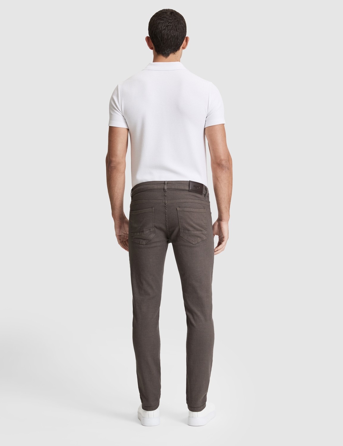 Pierre Cardin Erkek Kahverengi Slim Fit Jean Pantolon 50317311-VR197 görsel 5