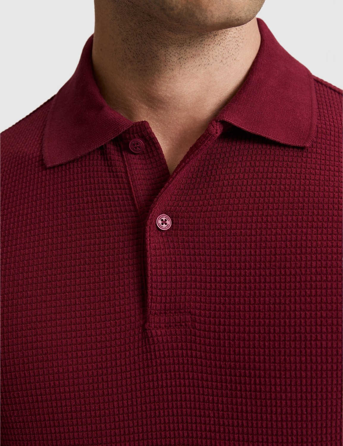 Pierre Cardin Erkek Siyah Regular Fit Düğmeli Polo Yaka Tişört 50327875-VR046 görsel 6