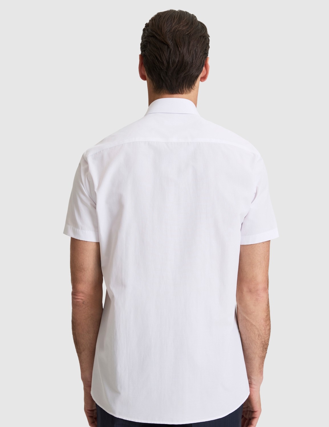 Pierre Cardin Erkek Açık Gri Regular Fit Kısa Kollu Gömlek 50325339-VR001 görsel 5
