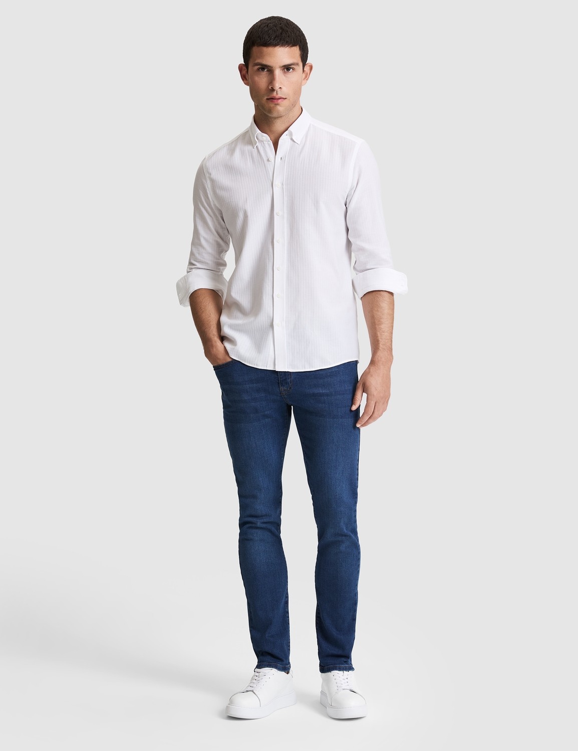 Pierre Cardin Erkek Mavi Slim Fit Jean Pantolon 50327852-VR036