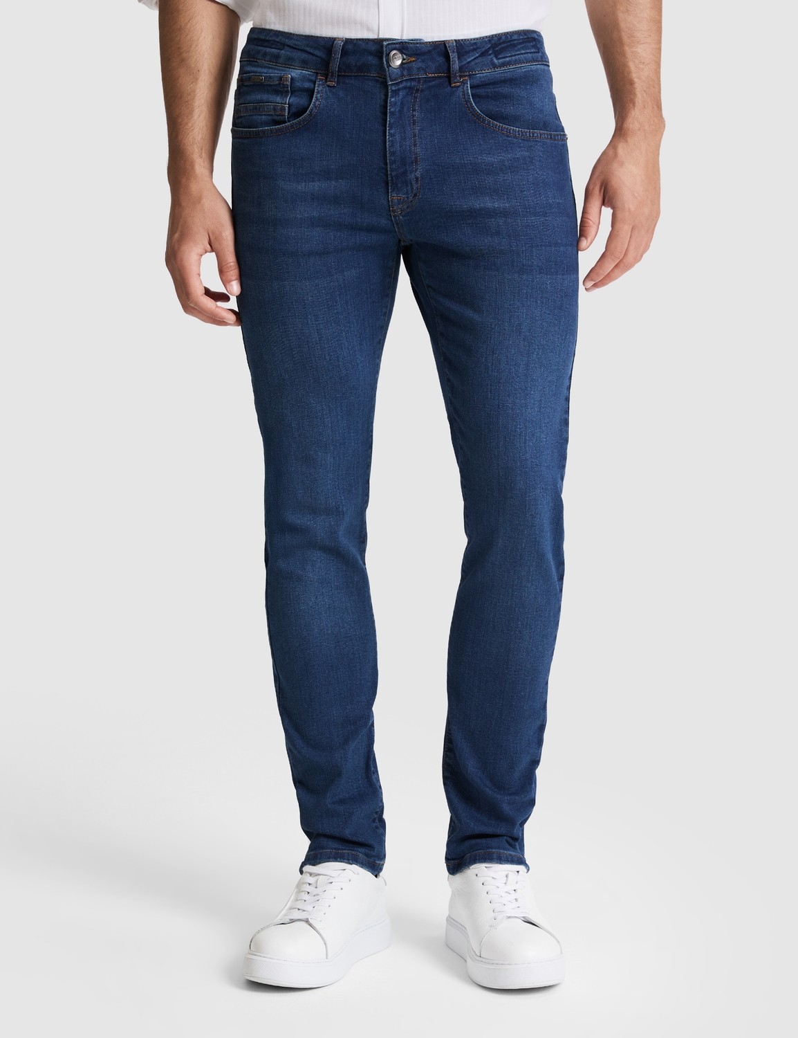 Pierre Cardin Erkek Mavi Slim Fit Jean Pantolon 50327852-VR036 görsel 2