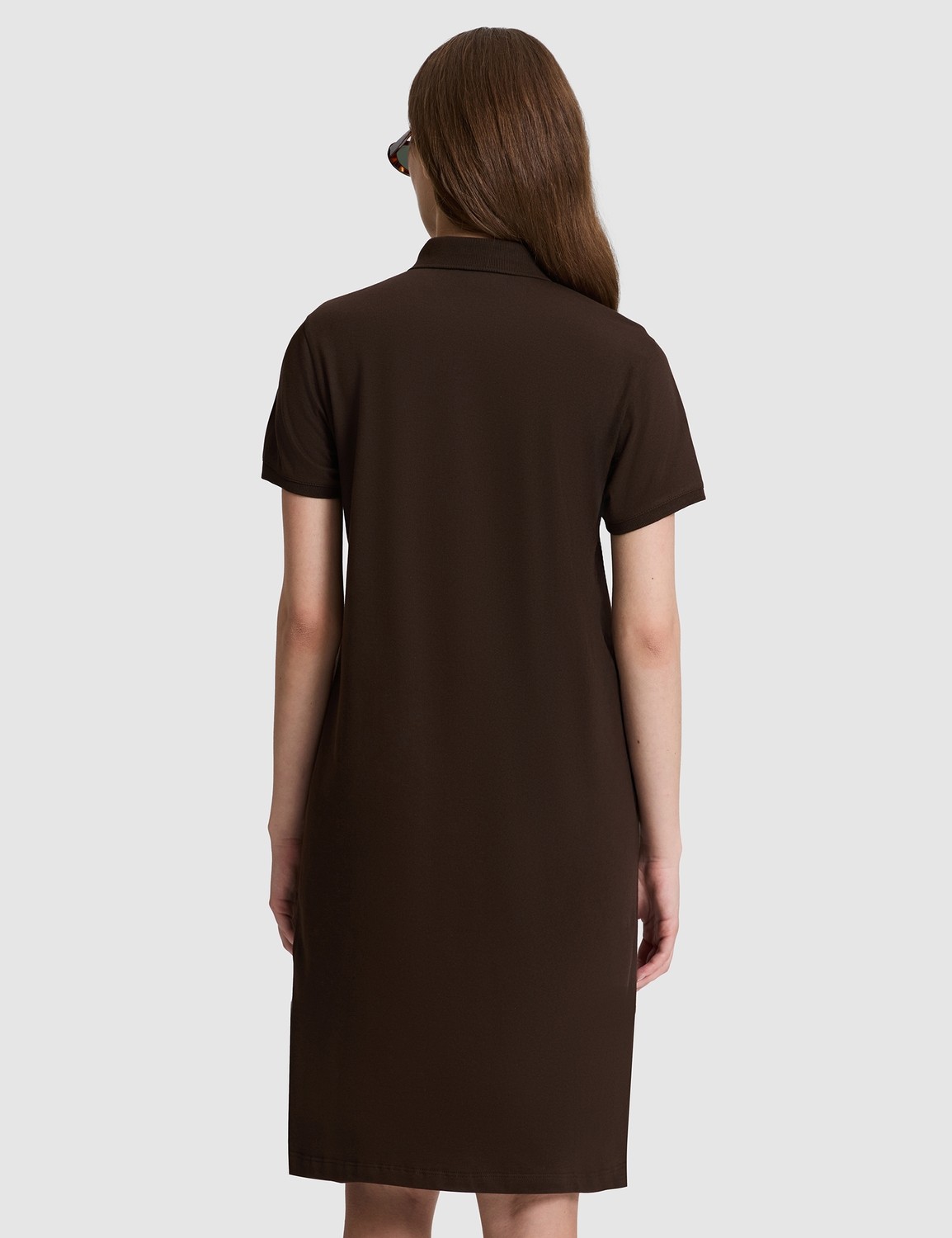 Pierre Cardin Kadın Lacivert Polo Yaka A Kesim Örme Elbise 50326877-VR033 görsel 5