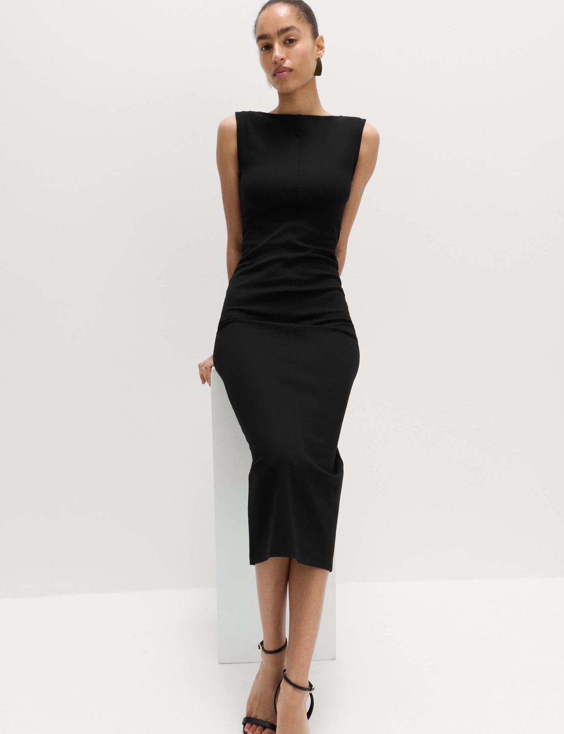 Marks & Spencer Jersey Midi Bodycon Elbise görsel 4
