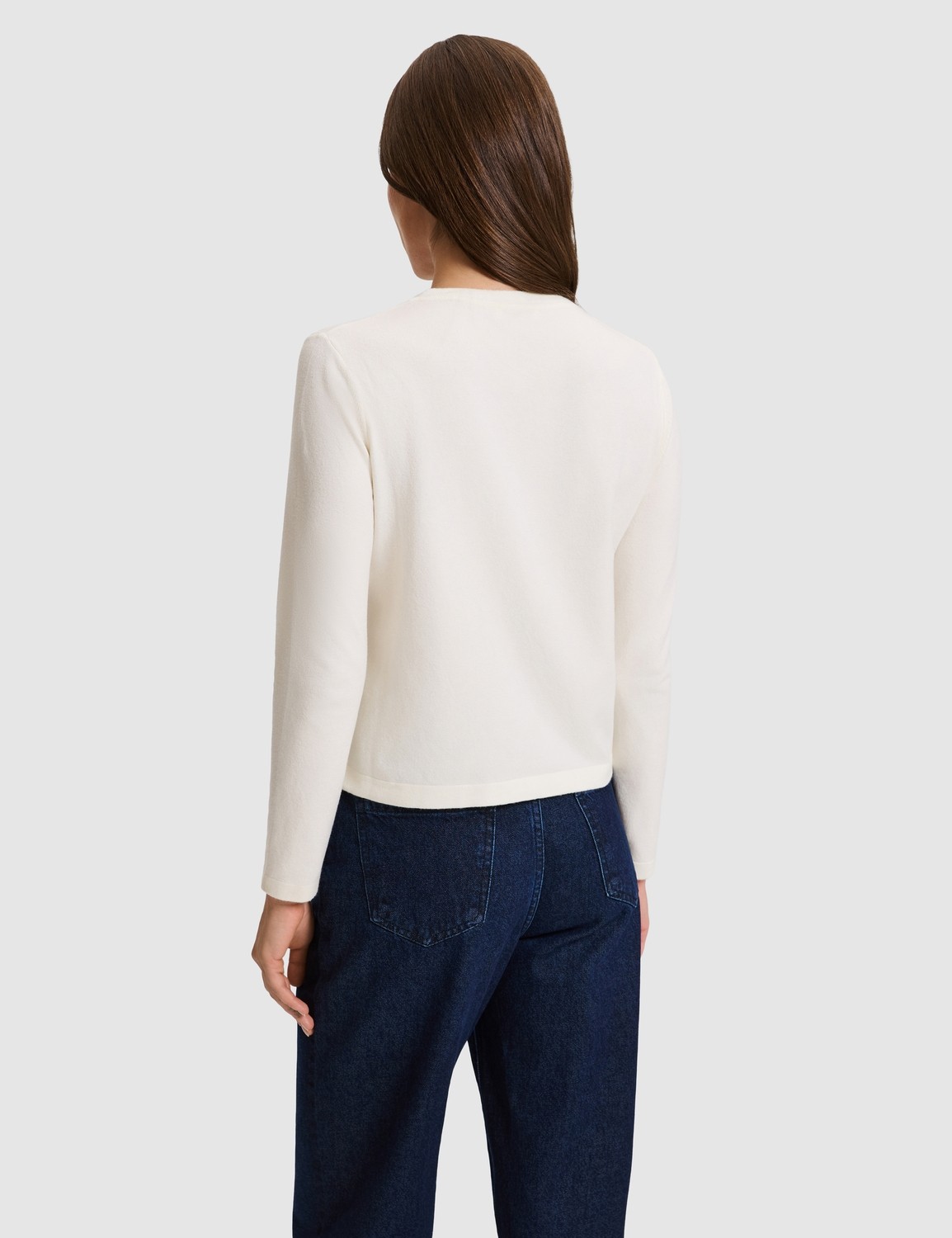 Pierre Cardin Ekru Slim Fit Basic Triko Hırka 50330224 VR019 görsel 5