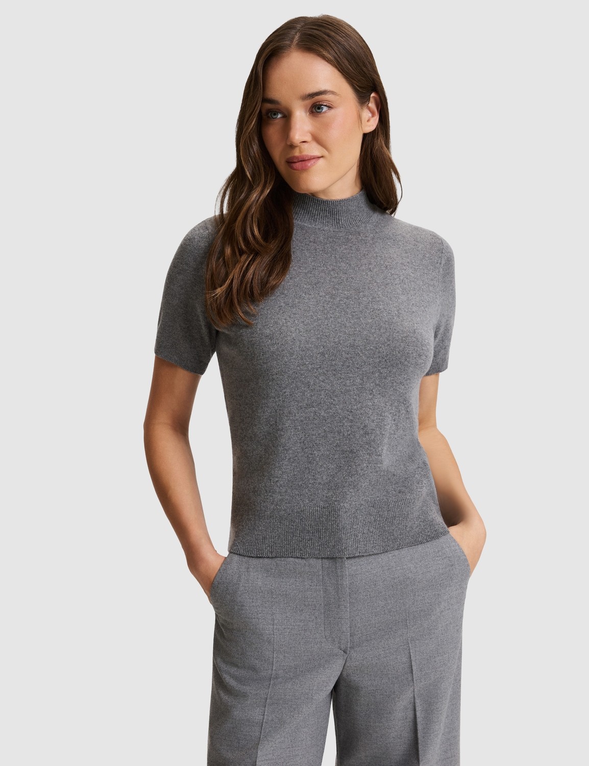 Pierre Cardin Gri Melanj Slim Fit Kazak 50331408 VR086 görsel 7