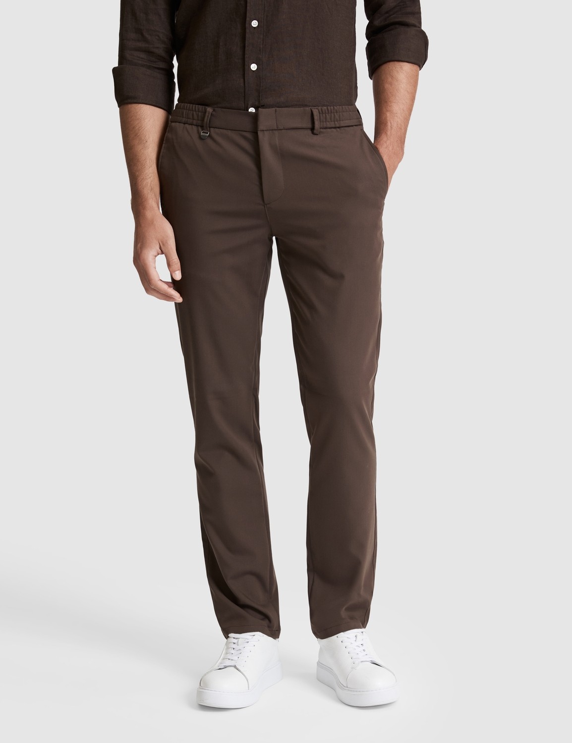 Pierre Cardin Erkek Lacivert Slim Fit Esnek Bel Klasik Jogger Pantolon 50325166-VR100 görsel 2