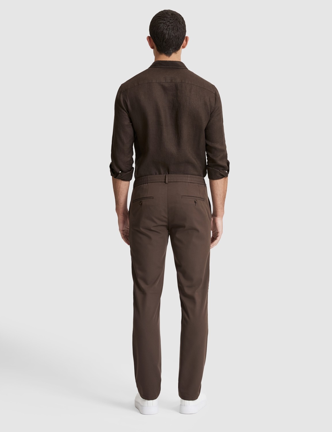 Pierre Cardin Erkek Lacivert Slim Fit Esnek Bel Klasik Jogger Pantolon 50325166-VR100 görsel 4