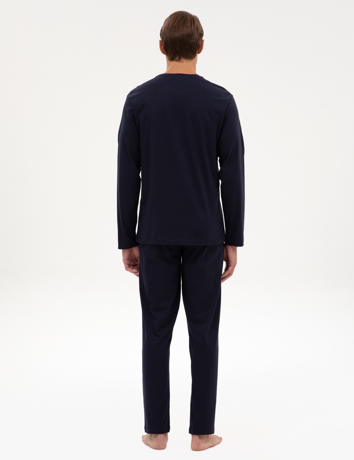 Pierre Cardin Erkek Lacivert Pijama Takımı 50322652-200 görsel 5