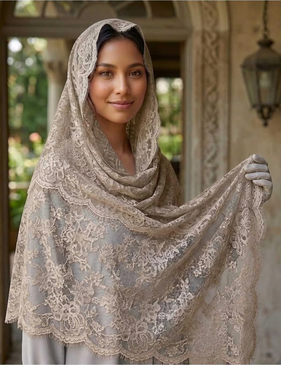 Samara Scarf Dantelli Şal