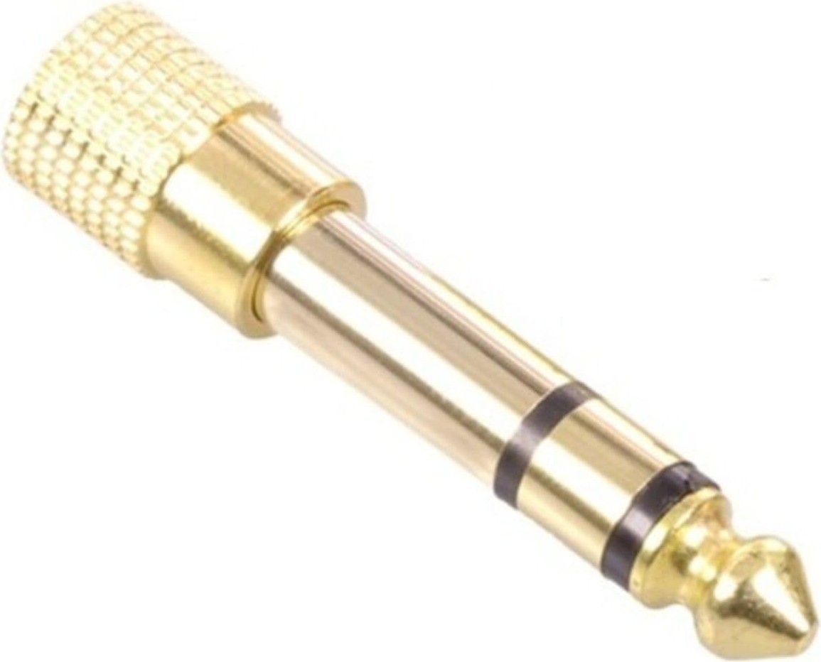 Aesco Alfais 4458 6.3 mm Erkek To 3.5 mm Dişi Çevirici Dönüştürücü Jack Adaptörü görsel 4