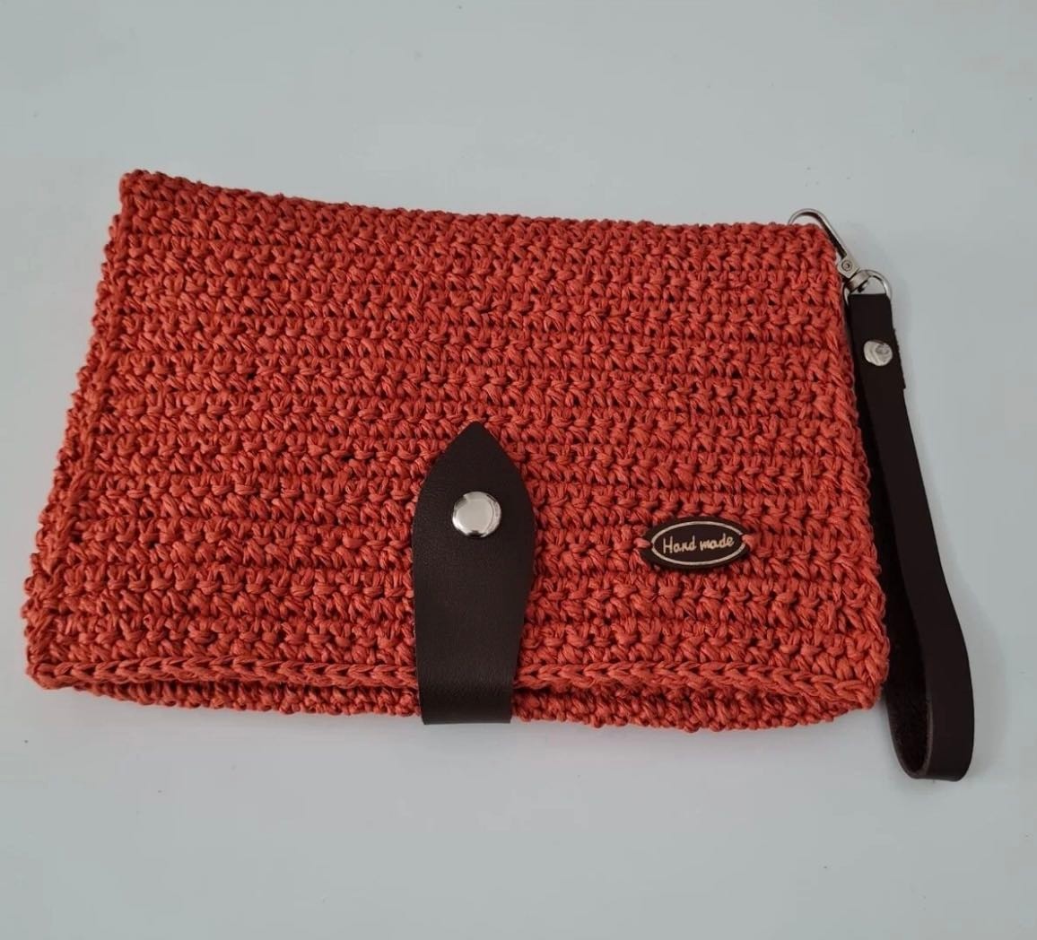 Nisa Baby El Yapımı Cüzdanlı Clutch Çanta görsel 2
