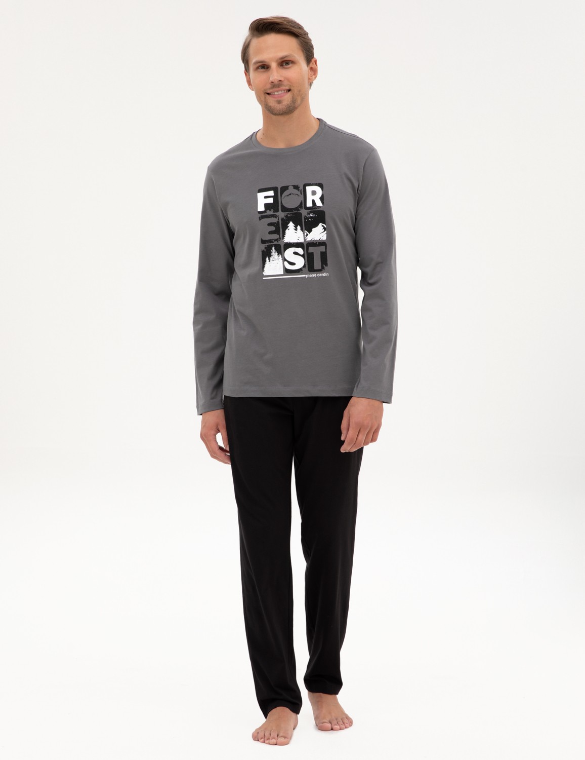 Pierre Cardin Erkek Siyah Pijama Takımı 50322655-001