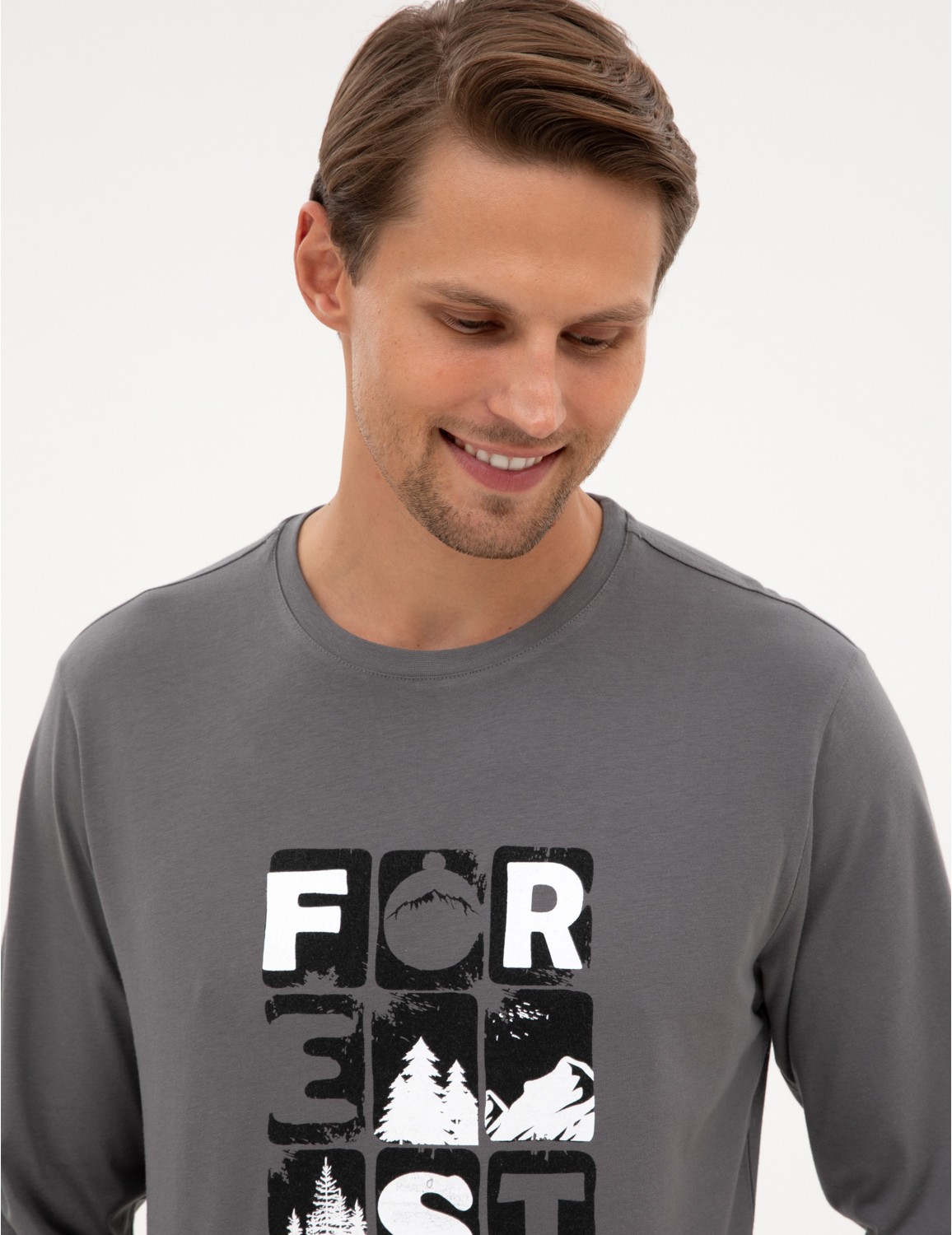 Pierre Cardin Erkek Siyah Pijama Takımı 50322655-001 görsel 2