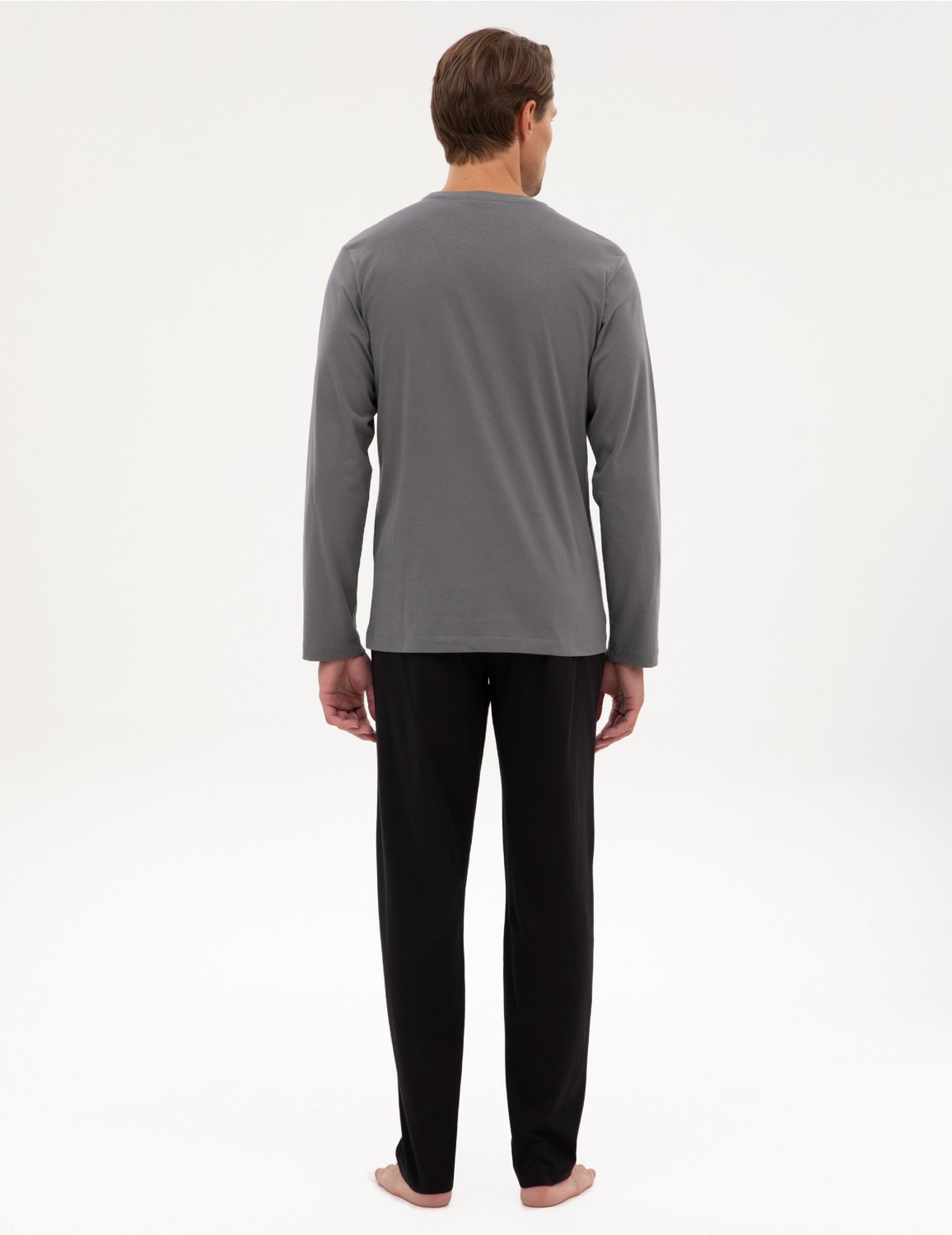 Pierre Cardin Erkek Siyah Pijama Takımı 50322655-001 görsel 5