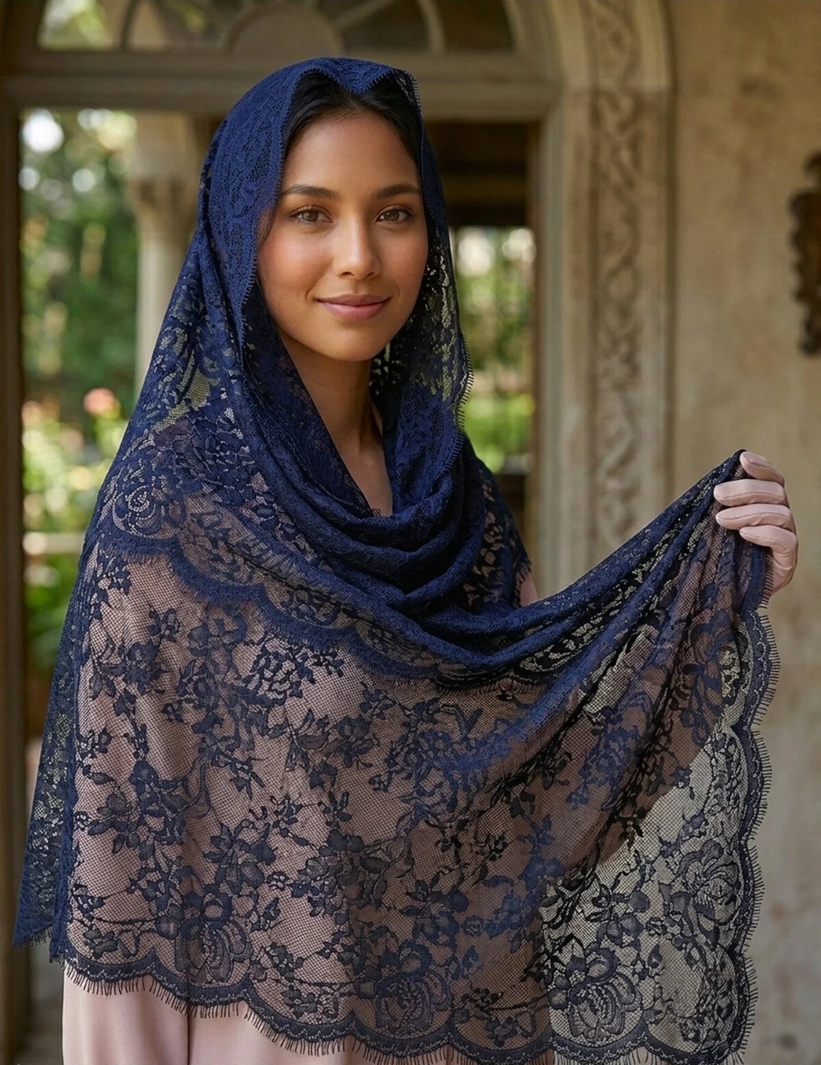 Samara Scarf Dantelli Şal