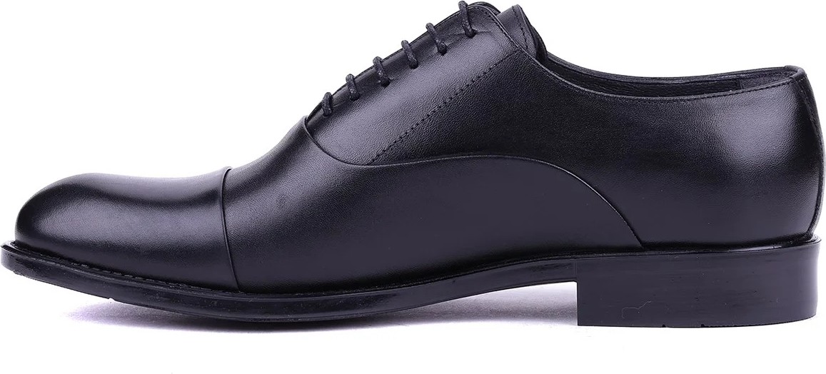 Shoetyle Fosco - Hakiki Deri Siyah Renk Erkek Klasik Ayakkabı - 7102 görsel 4