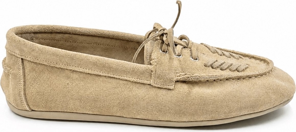 İx Alessa Loafer Kadın Hakiki Süet Deri Kaymaz Termotaban Loafer Ayakkabı görsel 7