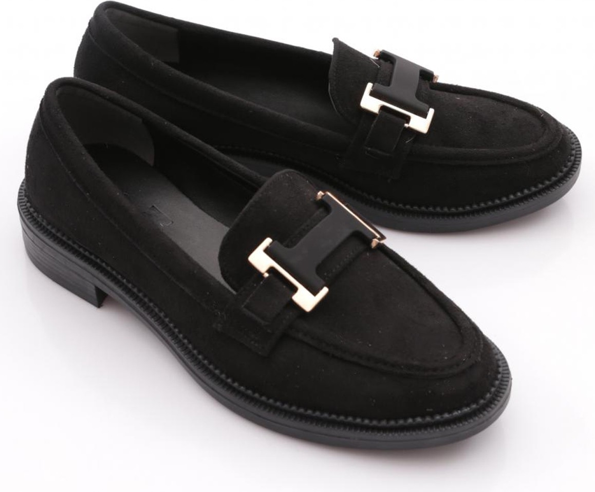 DGN 2623004 Kadın Tokalı Loafer Ayakkabı görsel 2
