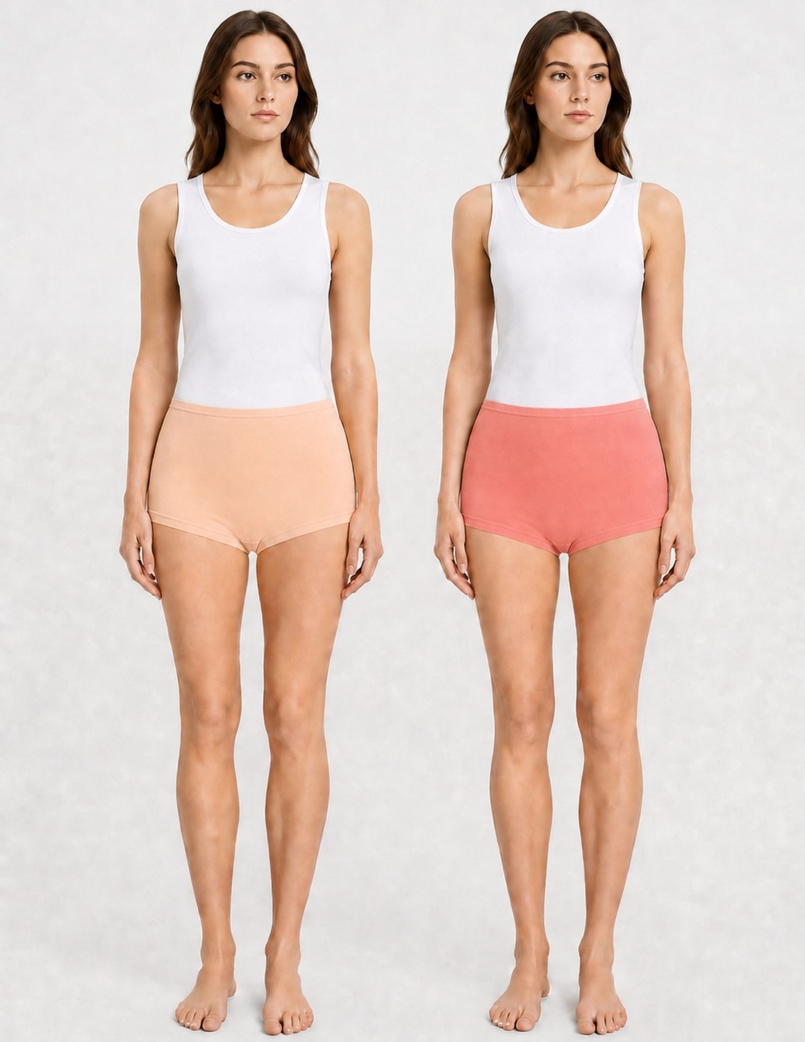 Organickid Ease Kadın Gülkurusu/pembe Boxer 2'li Set