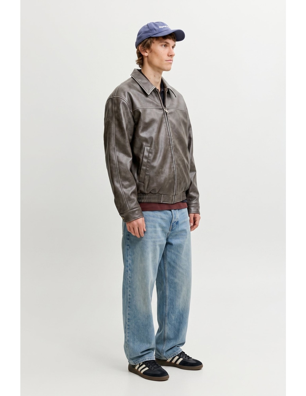 Jack & Jones Jjmarlon Pu Jacket görsel 4