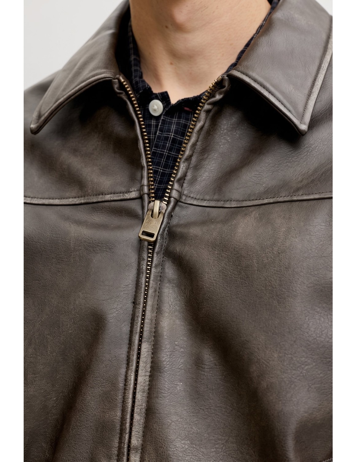 Jack & Jones Jjmarlon Pu Jacket görsel 6