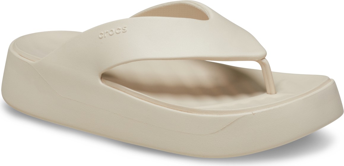 Crocs Getaway Platform Flip Kadin Bej Terlik 209410-160 görsel 5