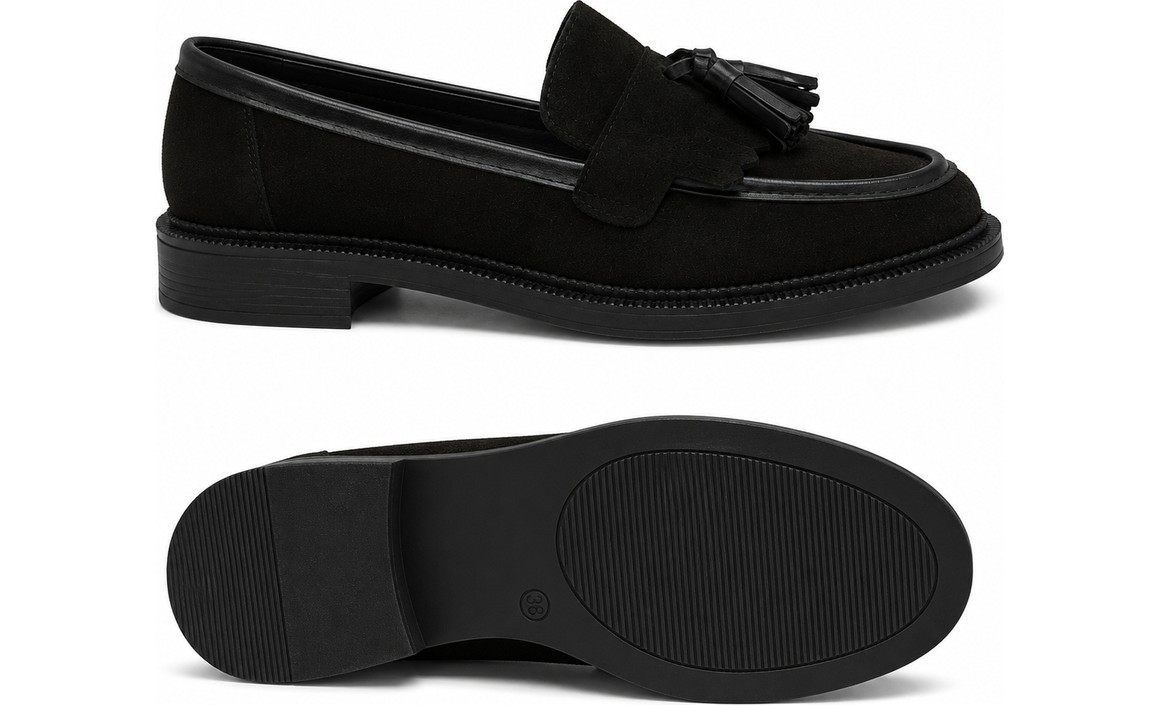 Patron Shoes Kadın Püskül Detaylı Loafer Ayakkabı, Günlük Şık ve Klasik Model görsel 6