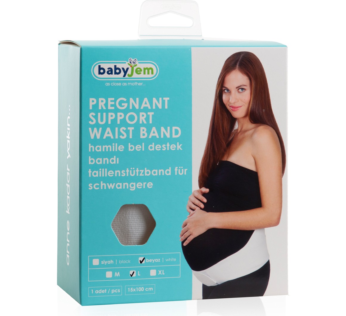 Babyjem Hamile Bel Destek Bandı Siyah Esnek Yapı ile Gün Boyu Konfor Sağlar görsel 5