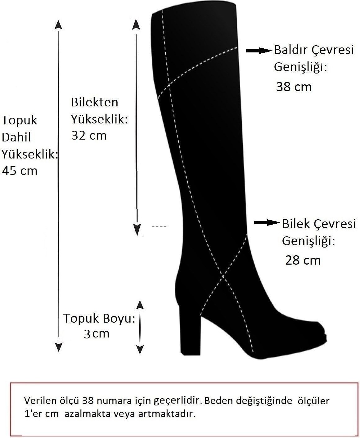 Fox Shoes Siyah Kadın Çizme J654065609 görsel 6