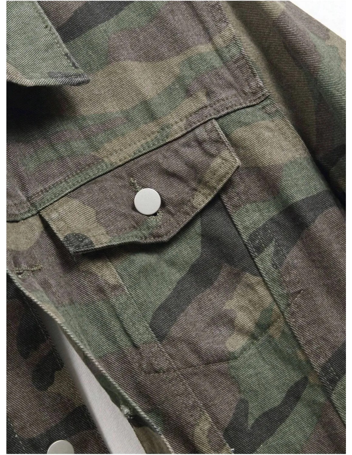 Wkm Erkek Jean Denim Standart Kalıp Cepli Düğmeli Kot Ceket görsel 5