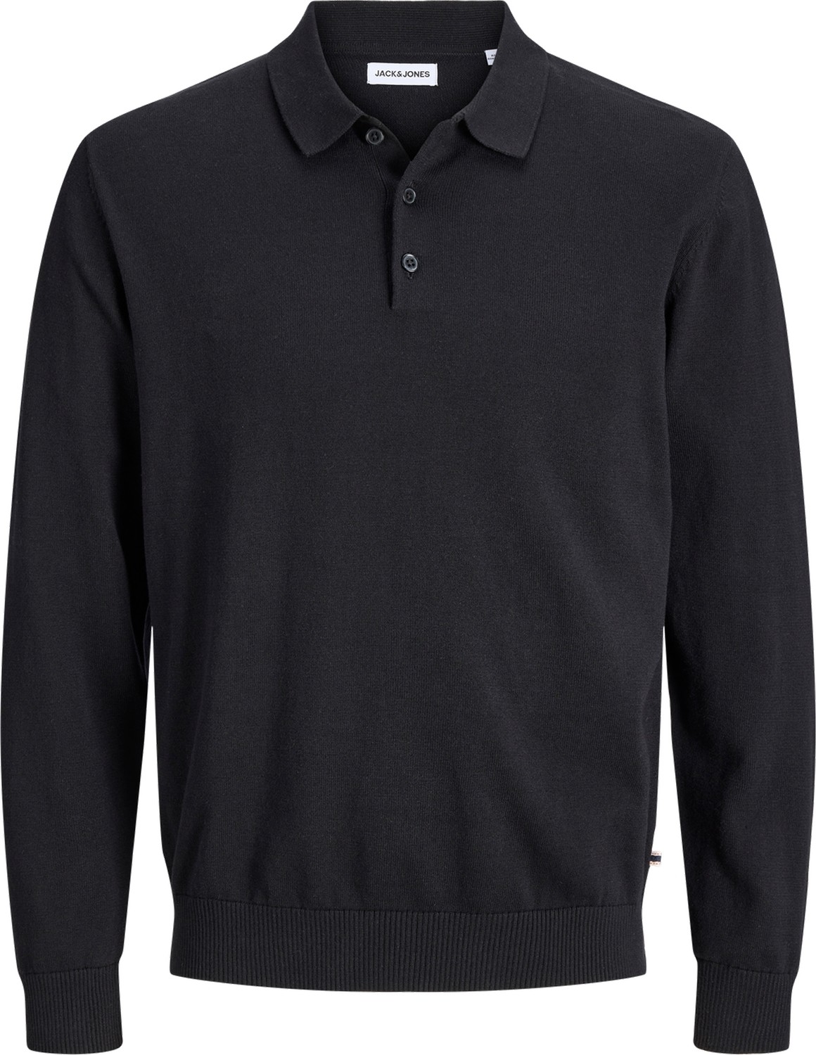 Jack & Jones Erkek Regular Fit Polo Yaka Triko Kazak - Basic