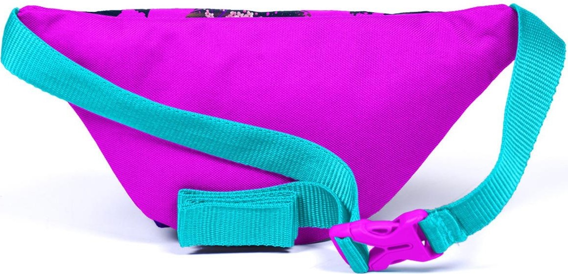 Coral High Anime Kedi Desenli Bel Çantası Mor Pembe 11505 Polyester Malzeme ile Şık Tasarım görsel 2