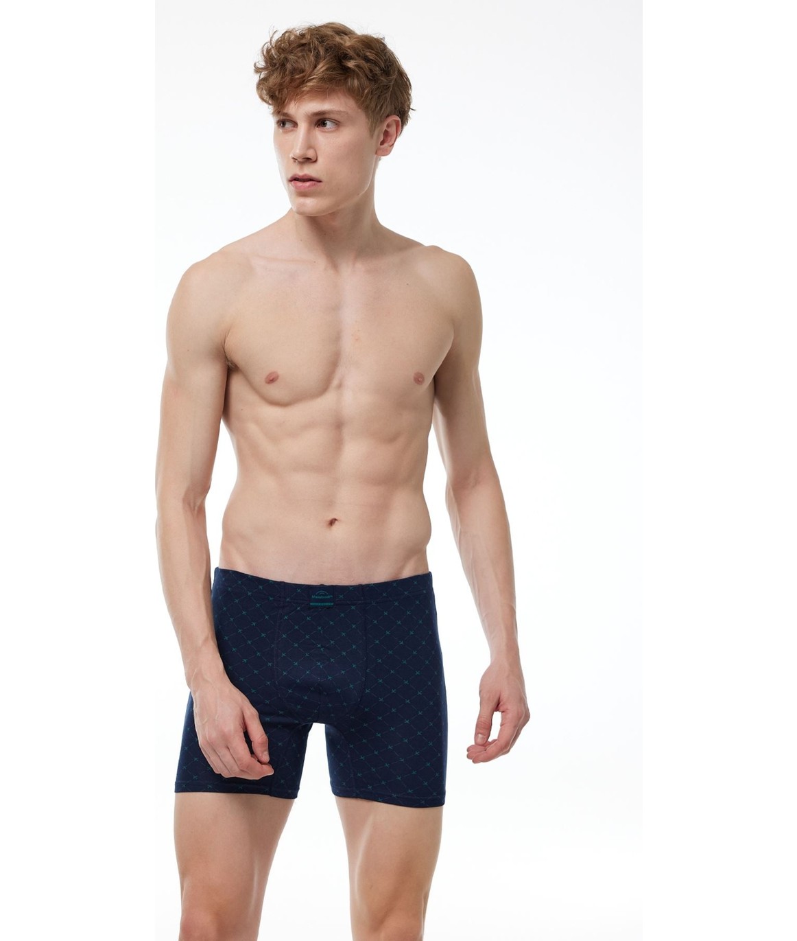Malabadi Erkek Lacivert 8 Li Premium Collection Modal Uzun Boxer 8M250 görsel 3