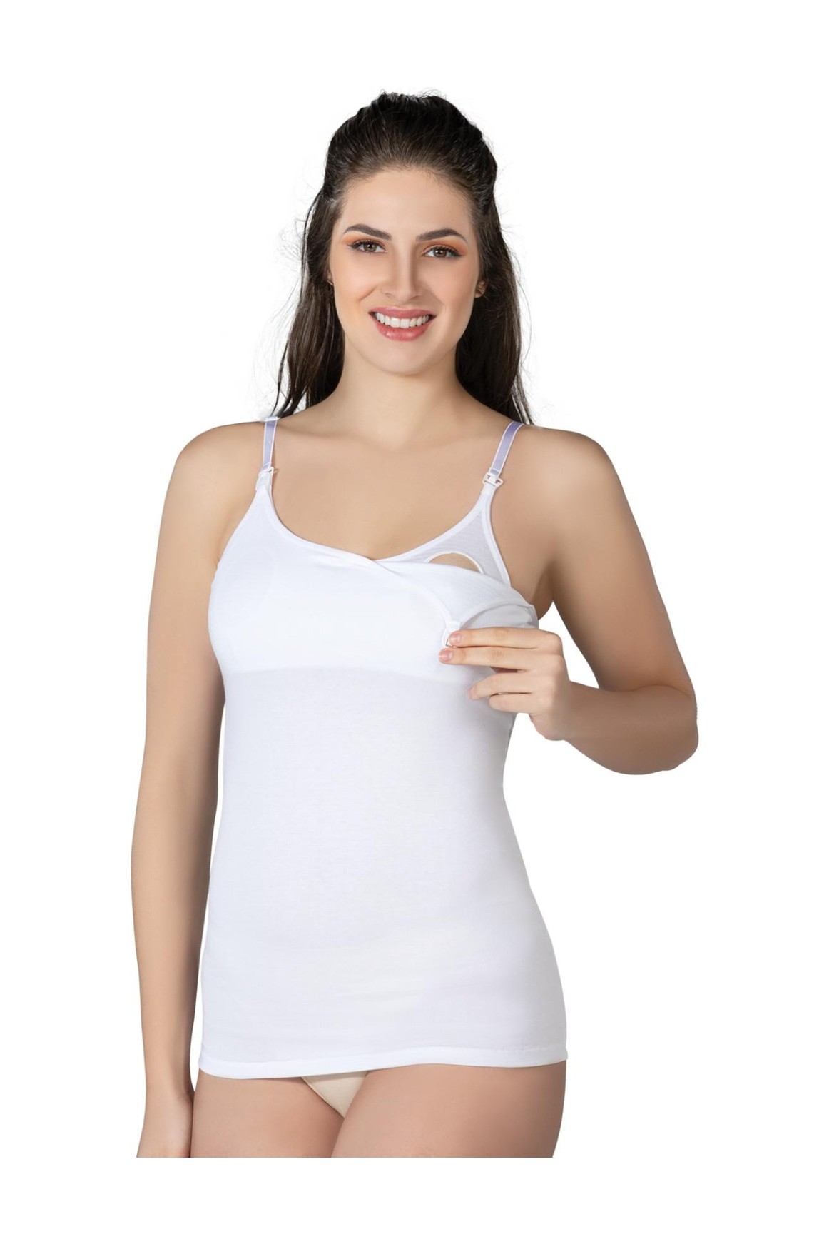 Beruflic Beyaz Mı Angel 1414 Modal Cotton Emzirme Atlet