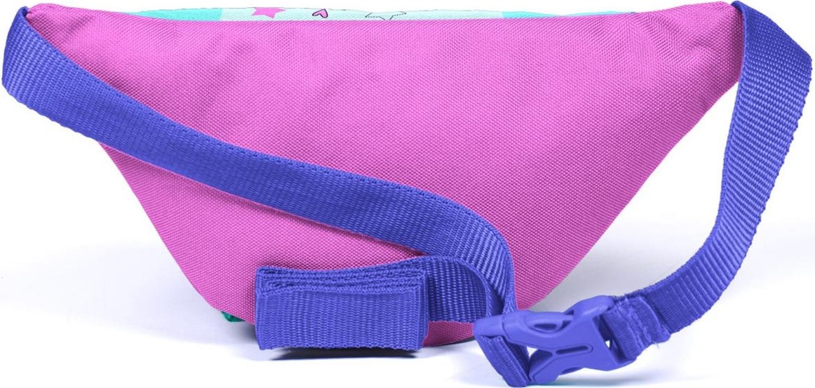 Coral High Kids Dondurmalı Kedi Desenli Turkuaz Pembe Bel Çantası 11503 görsel 2